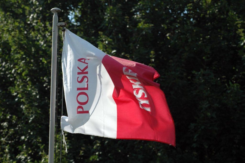 Polnische Flagge